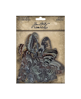 Idea-ology Tim Holtz Halloween Transparencies, Moths (TH94403)