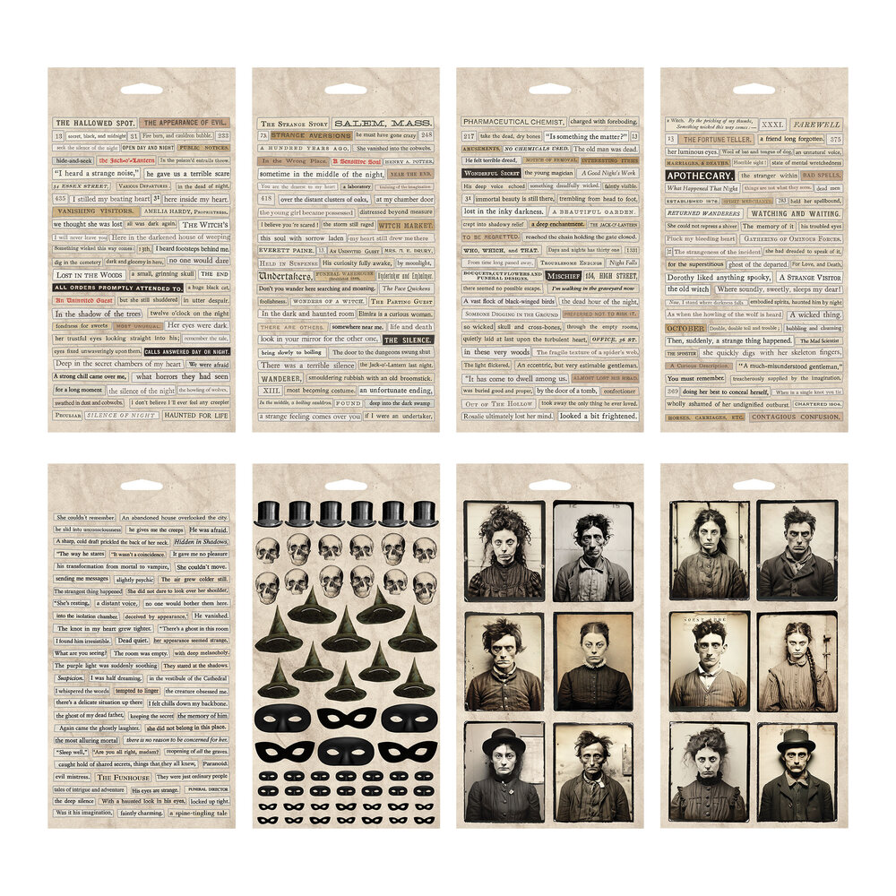 Idea-ology Tim Holtz Halloween Sticker Book (TH94402) (DISCONTINUED) Idea-ology Tim Holtz Halloween Sticker Book (TH94402) (DISCONTINUED)