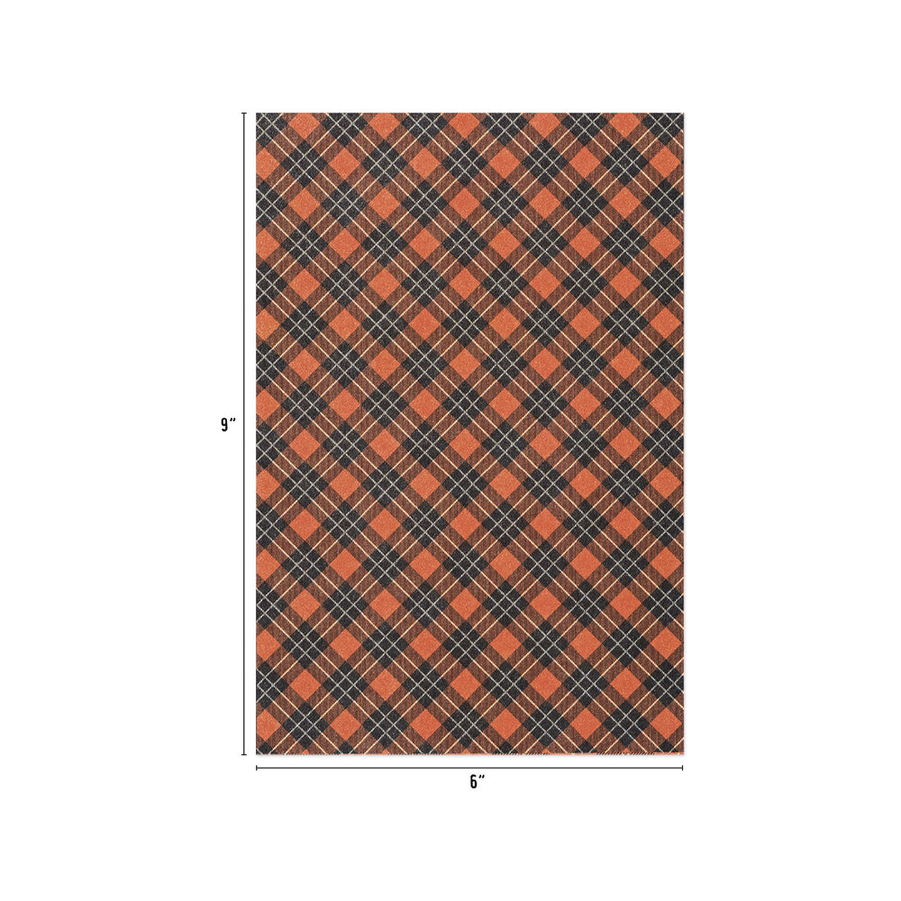 Idea-ology Tim Holtz Halloween Kraft-stock Halloween Sparkle Plaid (TH94398) (DISCONTINUED) Idea-ology Tim Holtz Halloween Kraft-stock Halloween Sparkle Plaid (TH94398) (DISCONTINUED)