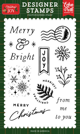 Echo Park Merriest Christmas Clear Stamp (CJ385043) Echo Park Merriest Christmas Clear Stamp (CJ385043)