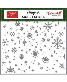Echo Park Let It Snow Snowflakes Stencil (CJ385034) Echo Park Let It Snow Snowflakes Stencil (CJ385034)