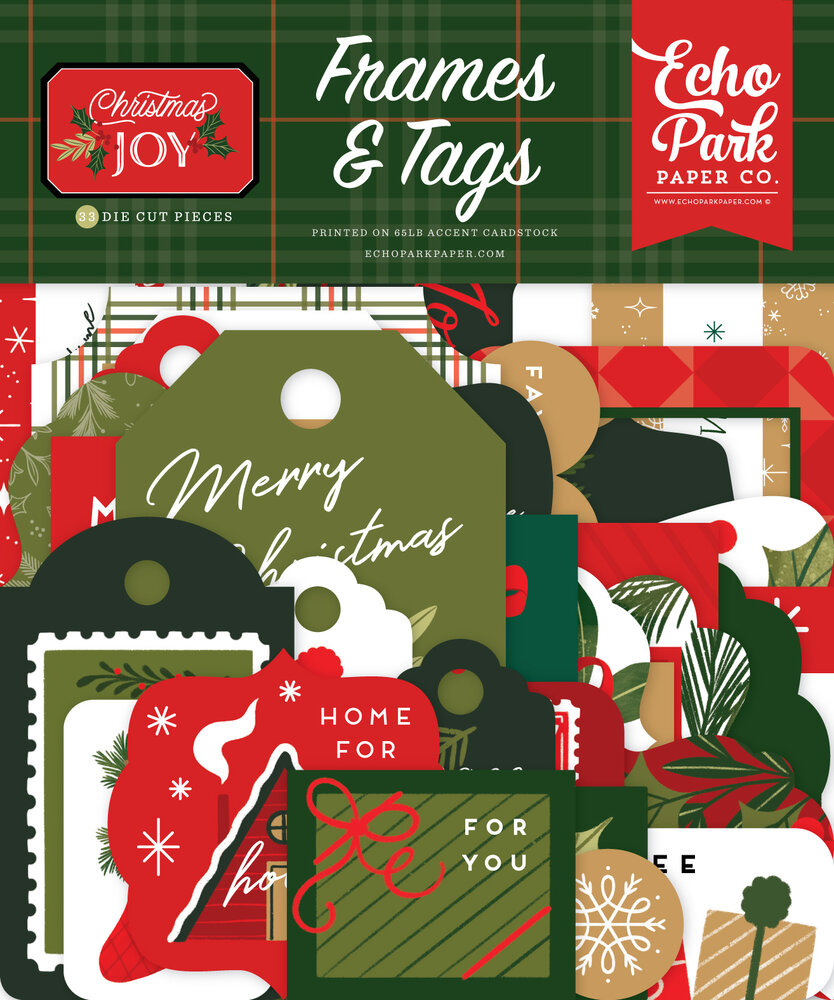 Echo Park Christmas Joy Frames & Tags (CJ385025) Echo Park Christmas Joy Frames & Tags (CJ385025)