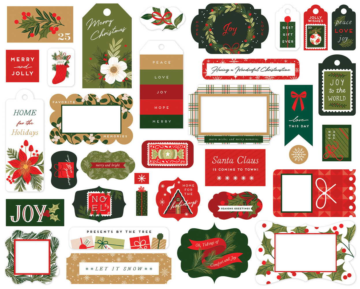 Echo Park Christmas Joy Frames & Tags (CJ385025) Echo Park Christmas Joy Frames & Tags (CJ385025)