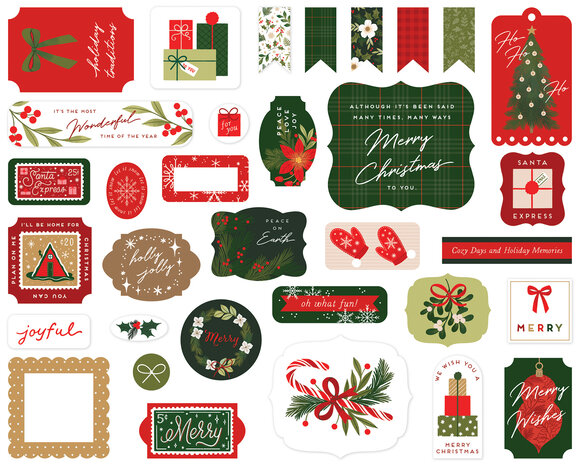 Echo Park Christmas Joy Ephemera (CJ385024) Echo Park Christmas Joy Ephemera (CJ385024)