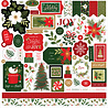 Echo Park Christmas Joy 12x12 Inch Element Sticker (CJ385014)