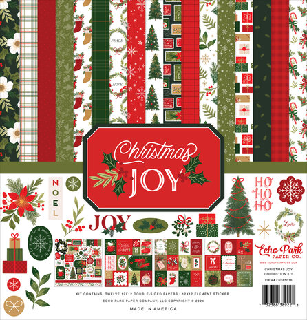 Echo Park Christmas Joy 12x12 Inch Collection Kit (CJ385016) Echo Park Christmas Joy 12x12 Inch Collection Kit (CJ385016)