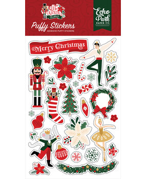 Echo Park Nutcracker Christmas Puffy Stickers (NC387066)