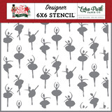 Echo Park Ballerina Stencil (NC387033)
