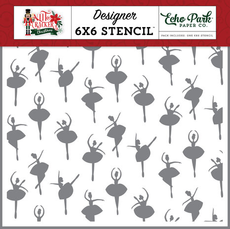 Echo Park Ballerina Stencil (NC387033)