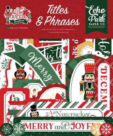 Echo Park Nutcracker Christmas Titles & Phrases (NC387032)