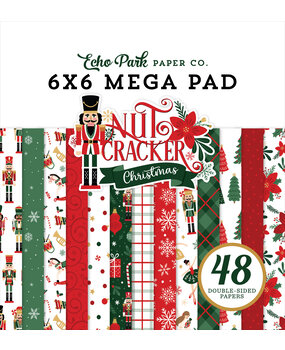 Echo Park Nutcracker Christmas 6x6 Inch Cardmakers Mega Pad (NC387031)