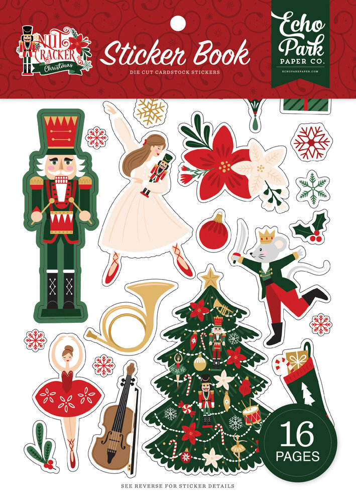 Echo Park Nutcracker Christmas Sticker Book (NC387029)