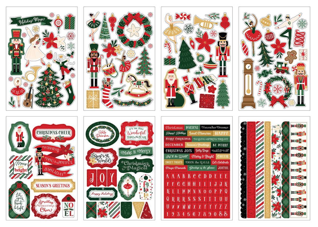 Echo Park Nutcracker Christmas Sticker Book (NC387029)