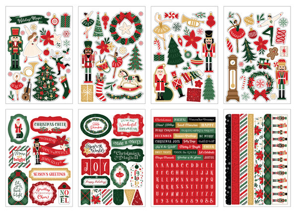 Echo Park Nutcracker Christmas Sticker Book (NC387029)