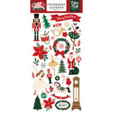 Echo Park Nutcracker Christmas Chipboard Accents (NC387021)