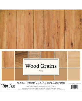 Echo Park Warm Wood Grains 12x12 Inch Collection Kit (WWG390016)