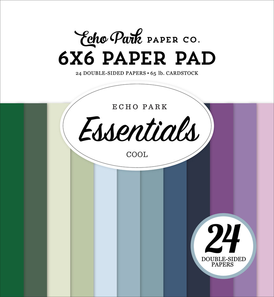 Echo Park Cool Essentials 6x6 Inch Paper Pad (COE394023)