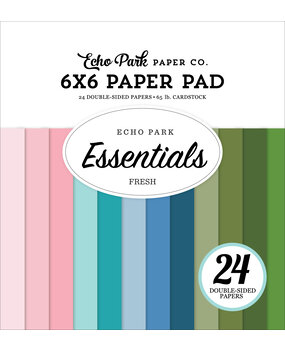 Echo Park Fresh Essentials 6x6 Inch Paper Pad (FRE393023)