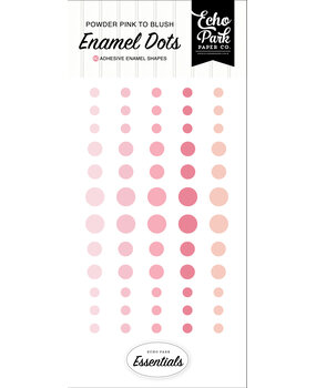 Echo Park Pink Essentials Enamel Dots (PE395028)