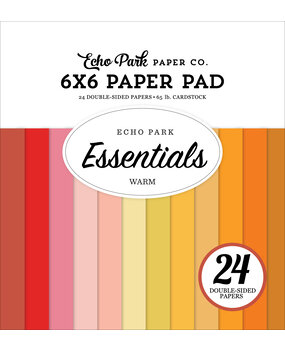 Echo Park Warm Essentials 6x6 Inch Paper Pad (WE392023)