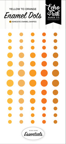 Echo Park Yellow Essentials Enamel Dots (YE393028)
