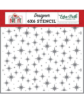 Echo Park Cozy Nights And Twinkling Lights Stencil (BSB388033)