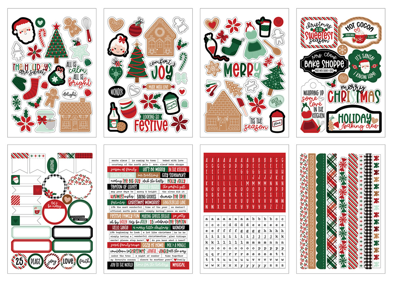 Echo Park Baking Spirits Bright Sticker Book (BSB388029)