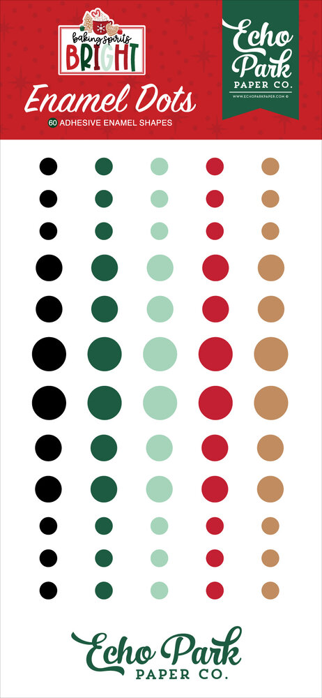 Echo Park Baking Spirits Bright Enamel Dots (BSB388028)