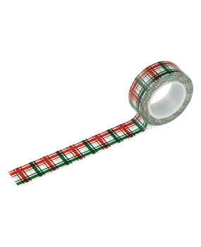 Echo Park Washi Tape Festive Plaid (BSB388027)