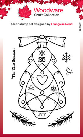 Woodware Glass Tree Clear Stamps (FRS1061) (OUTLET)