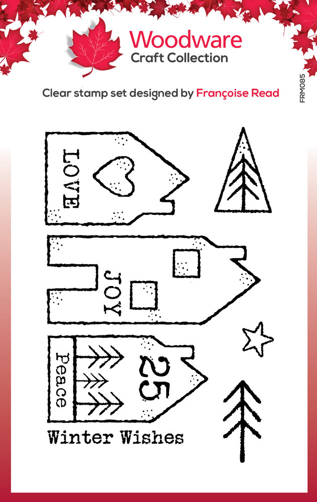 Woodware Nordic Houses Clear Stamps (FRM085) (OUTLET)