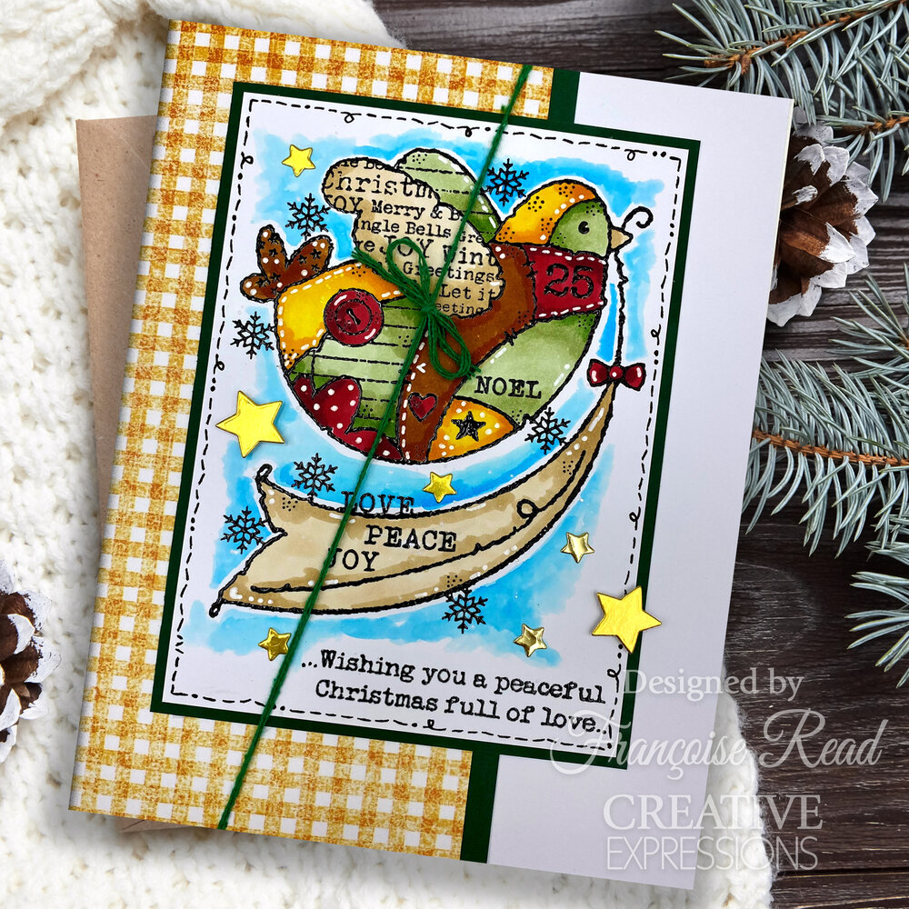 Woodware Peaceful Dove Clear Stamps (FRS1062) (OUTLET)