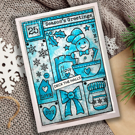 Woodware Winter Sampler Clear Stamps (FRS1063) (OUTLET)