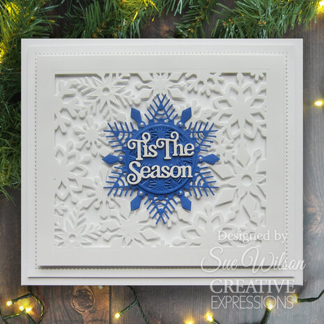 Creative Expressions Sue Wilson Craft Die Festive Snowflake Floating Frame (CED3292) (OUTLET)