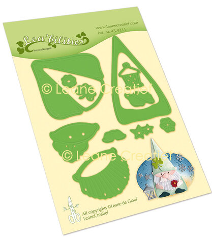 Leane Creatief Lea'Bilitie Cut And Embossing Die Gnome, Lucky Charm (45.9211) (DISCONTINUED) Leane Creatief Lea'Bilitie Cut And Embossing Die Gnome, Lucky Charm (45.9211) (DISCONTINUED)