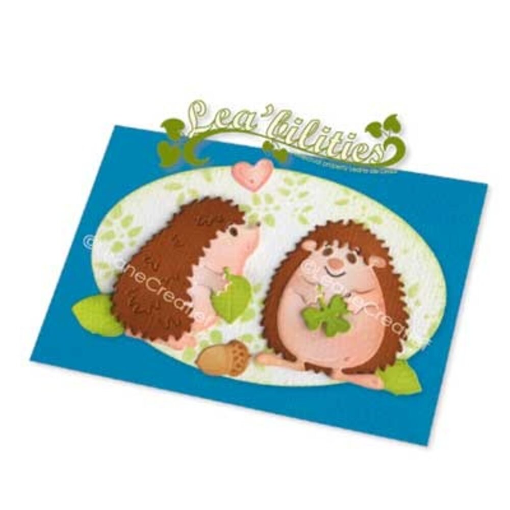Leane Creatief Lea'Bilitie Cut And Embossing Die Hedge Hogs (45.9198)