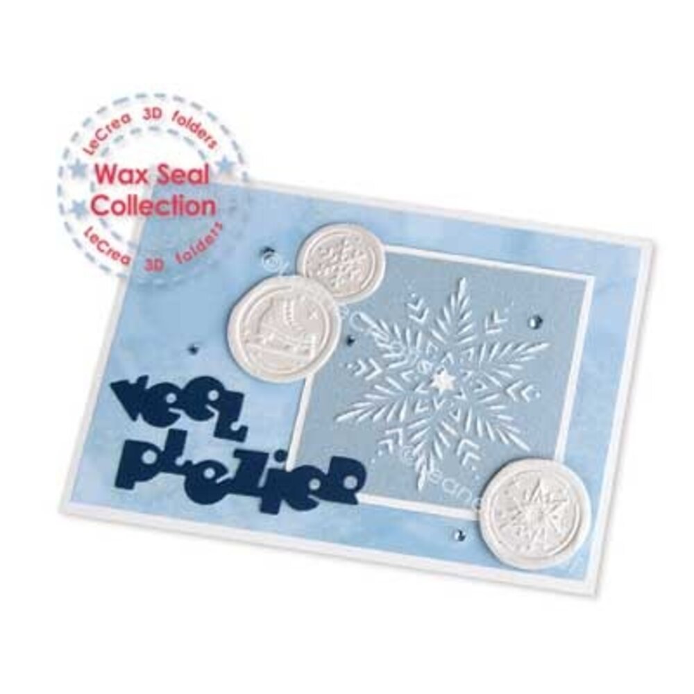 Leane Creatief LeCrea Template Decoration Ice Crystals (95.9266)