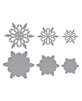 Spellbinders Layering Snowflakes Etched Dies (S5-651)