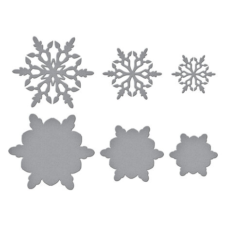 Spellbinders Layering Snowflakes Etched Dies (S5-651) Spellbinders Layering Snowflakes Etched Dies (S5-651)