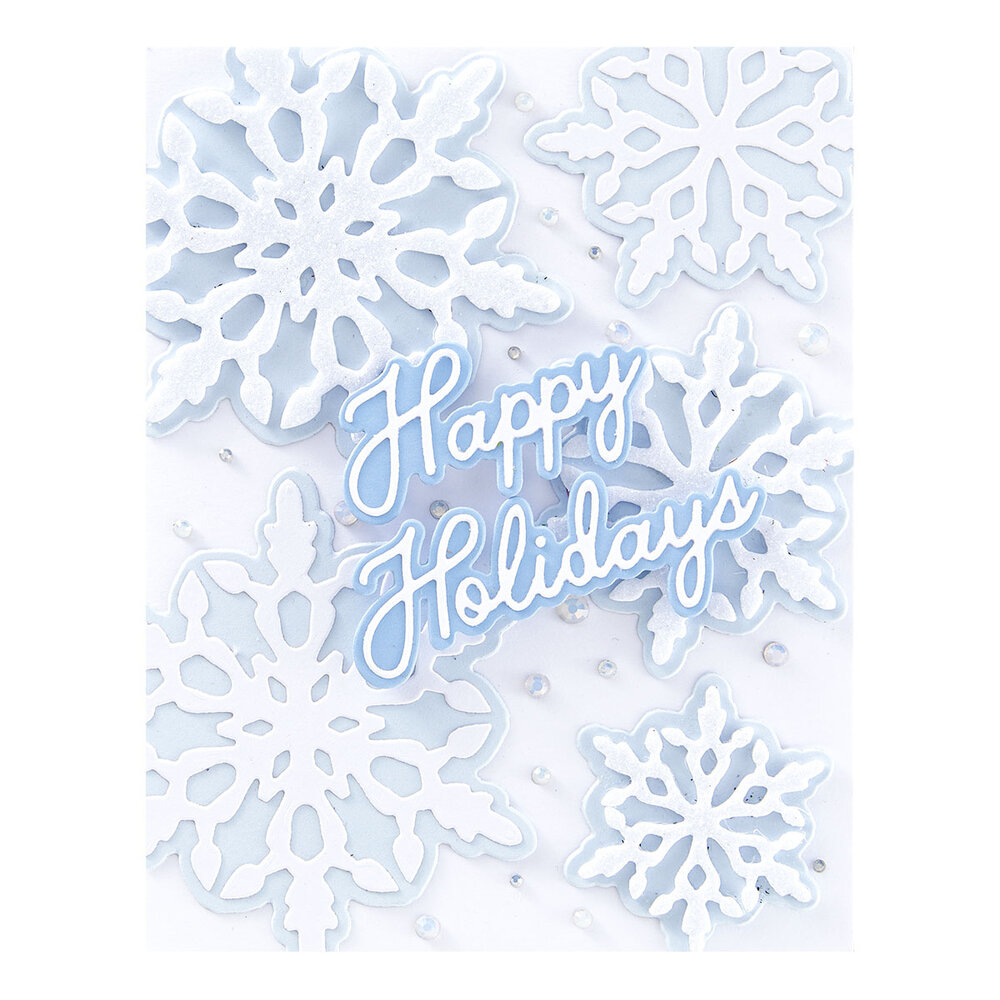 Spellbinders Layering Snowflakes Etched Dies (S5-651) Spellbinders Layering Snowflakes Etched Dies (S5-651)