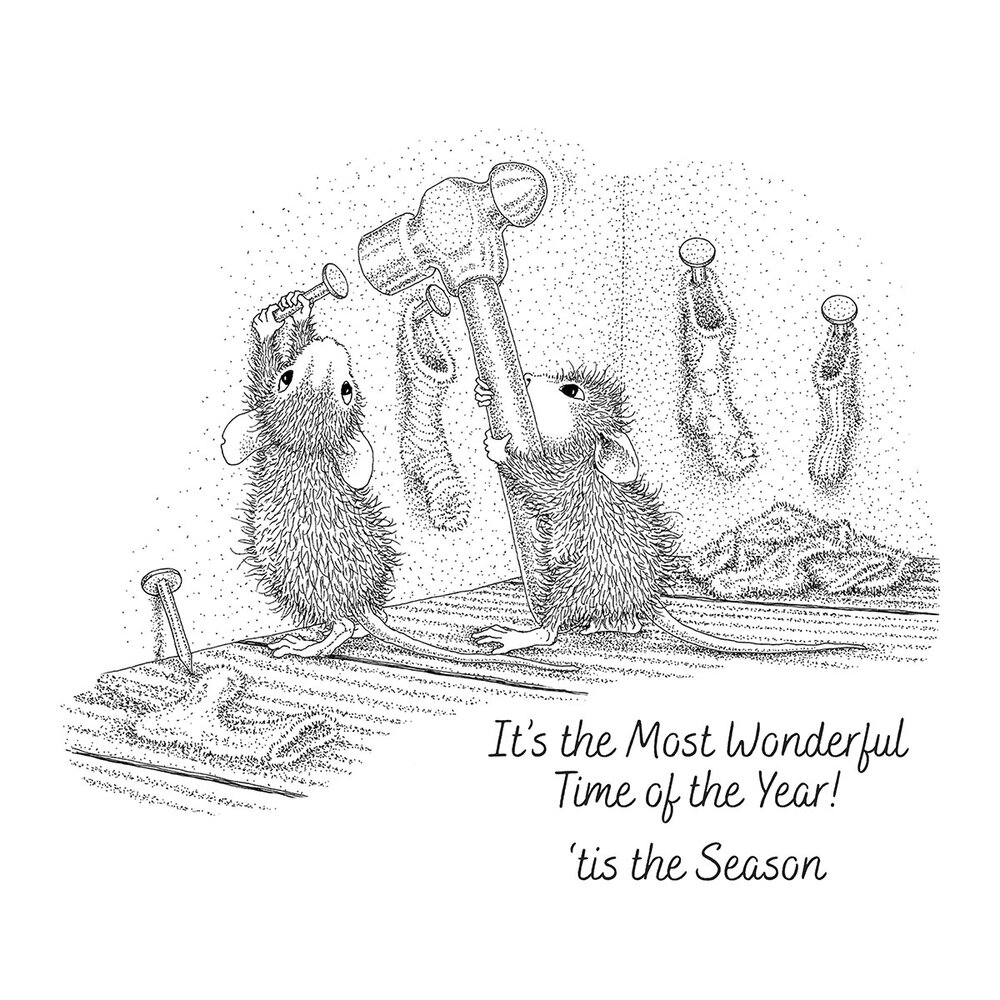 Spellbinders Merry Little Christmas Cling Rubber Stamp Set (RSC-037) Spellbinders Merry Little Christmas Cling Rubber Stamp Set (RSC-037)