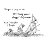 Spellbinders Halloween Flight Cling Rubber Stamp Set (RSC-039)