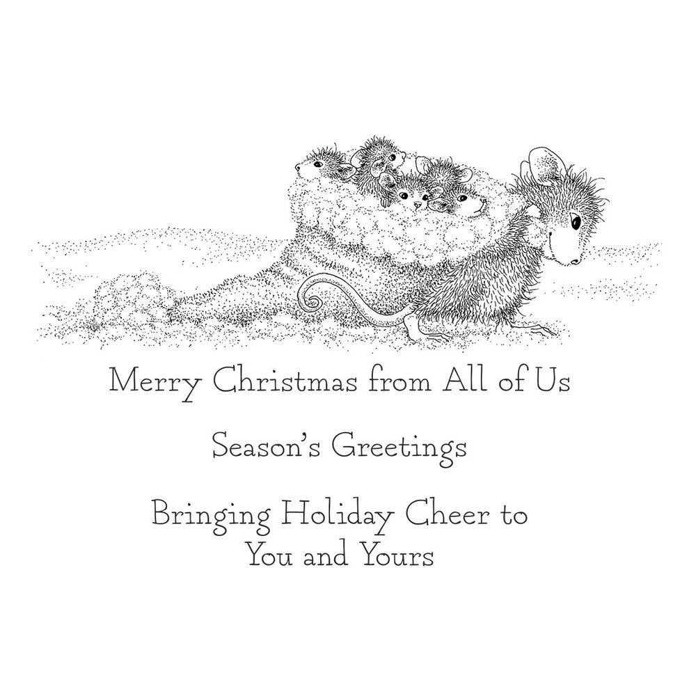 Spellbinders Christmas Friends Cling Rubber Stamp Set (RSC-035) Spellbinders Christmas Friends Cling Rubber Stamp Set (RSC-035)