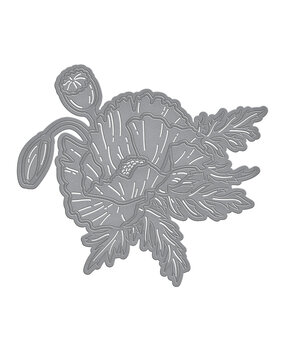 Spellbinders Yana's Poppy Etched Dies (S4-1335) (DISCONTINUED)
