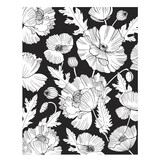 Spellbinders Poppy Background Press Plate (BP-217) Spellbinders Poppy Background Press Plate (BP-217)