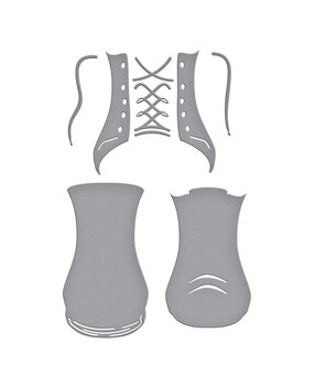 Spellbinders Wander Boots Etched Dies (S3-512)