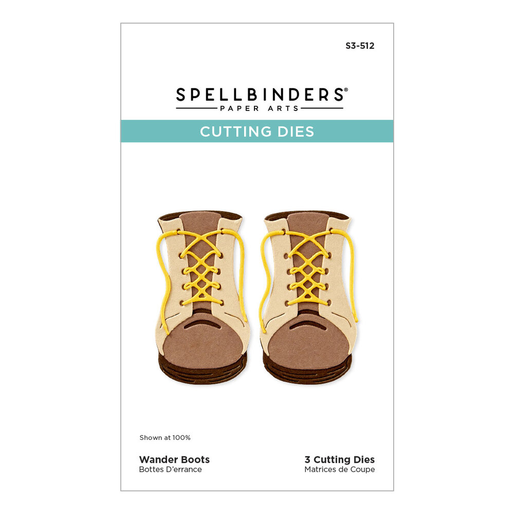 Spellbinders Wander Boots Etched Dies (S3-512) Spellbinders Wander Boots Etched Dies (S3-512)