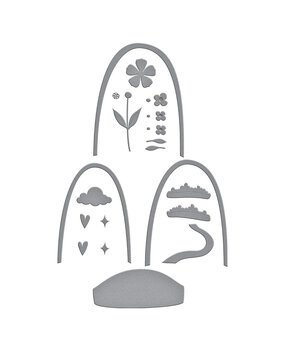 Spellbinders Over The Rainbow Etched Dies (S4-1354)