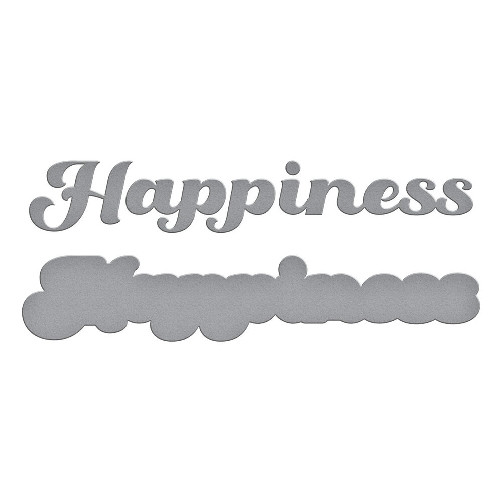 Spellbinders Happiness Etched Dies (S2-384) Spellbinders Happiness Etched Dies (S2-384)
