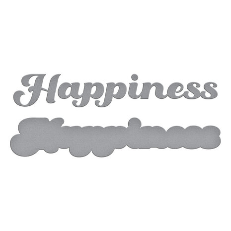 Spellbinders Happiness Etched Dies (S2-384) Spellbinders Happiness Etched Dies (S2-384)